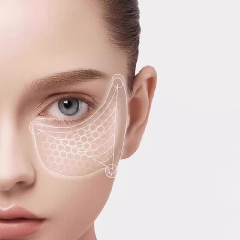 Silicon gel forehead texture patch (4)